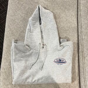Ron Jon Light Gray Hoodie with Logo